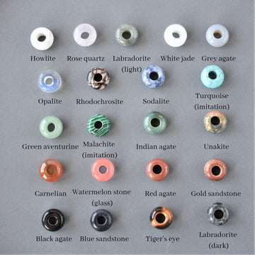 Stone donut 14 mm (multiple options)