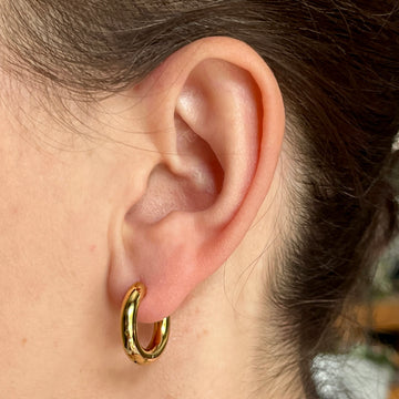 Thick hoops size L