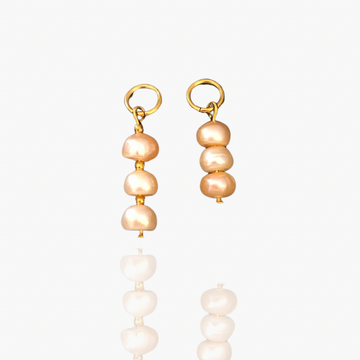 3 button pink pearls