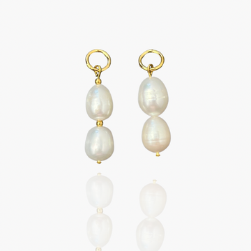 2 white pearls