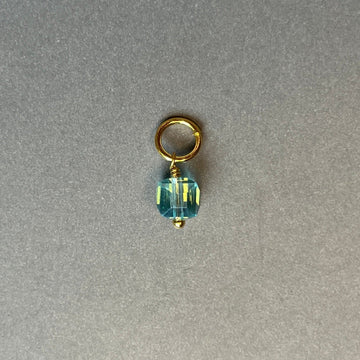 Blue square crystal