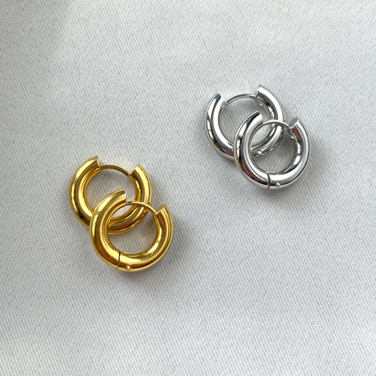 Thick hoops size S