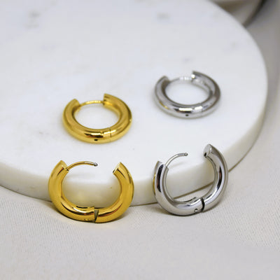 Thick hoops size L